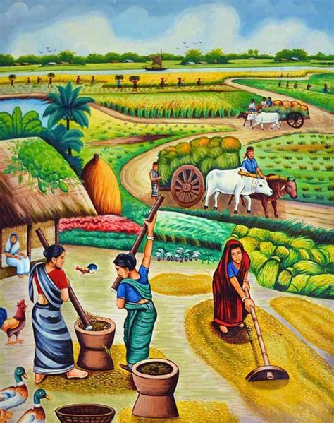 Life In The Village .